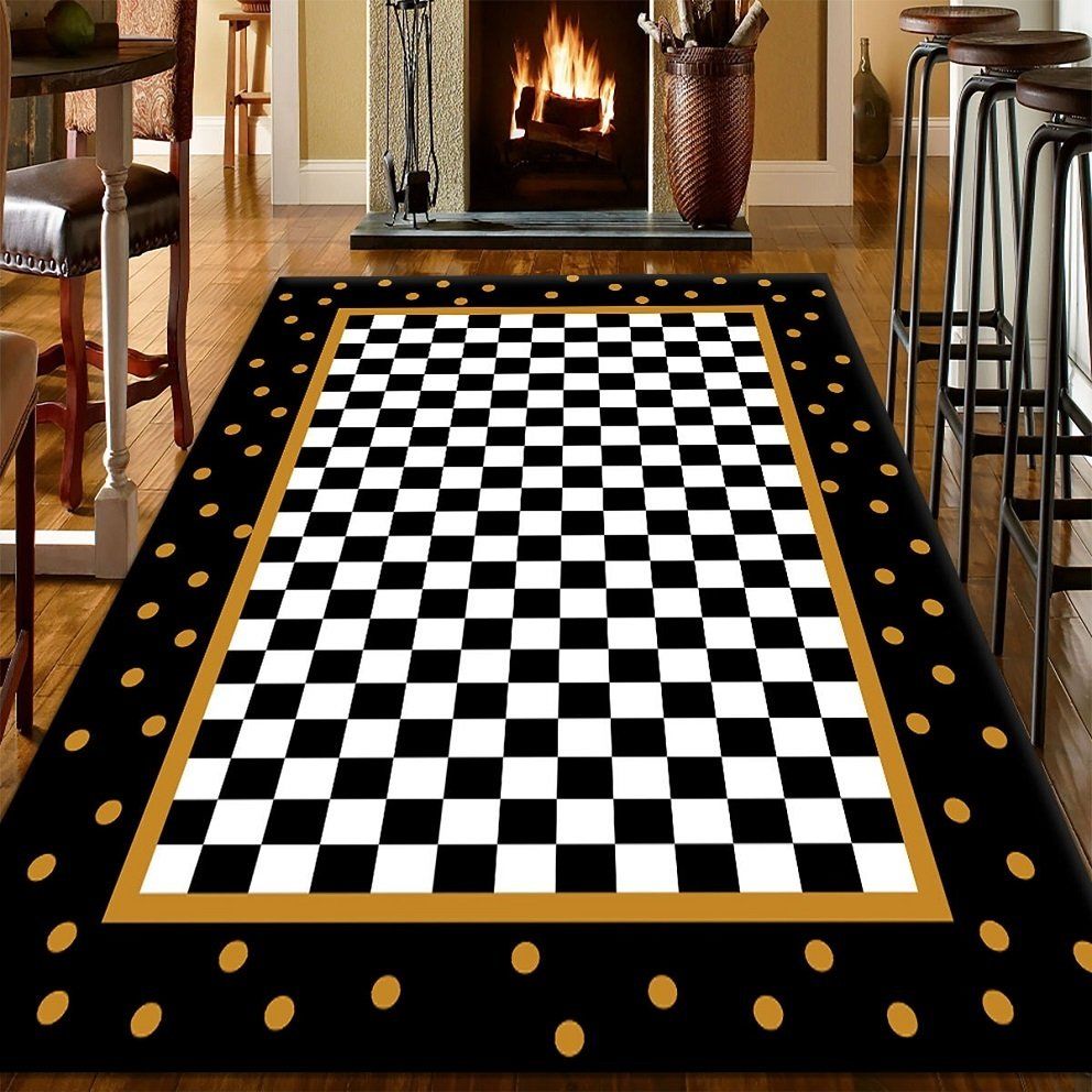 Dot Taban- Dama Desenli Salon Halısı