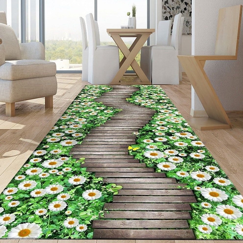 Dot Taban-  Aşk Yolu Desenli Salon Halısı
