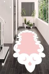 Dot Taban-  Ay Model Lazer Kesim Pudra Renkli Yolluk ve Salon Halısı