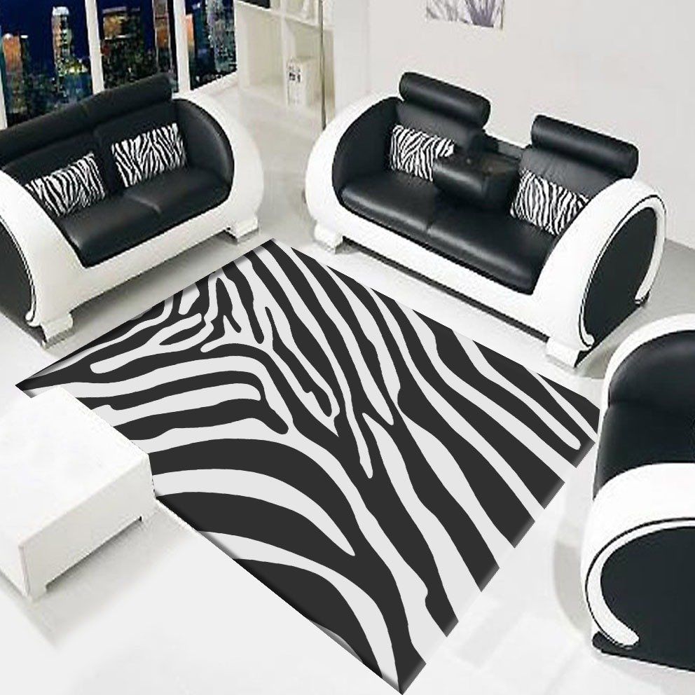 Dot Taban- Zebra Desenli Salon Halısı