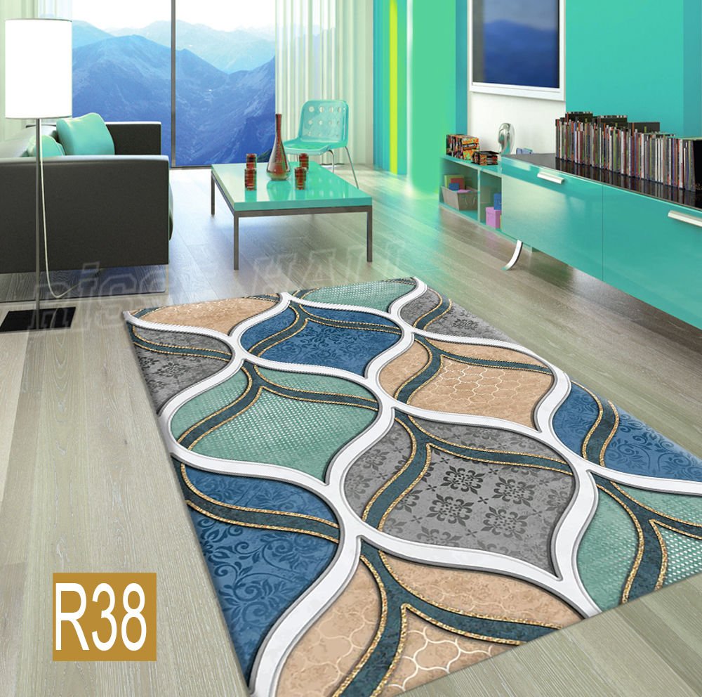 Dot Taban- Barok Desenli Salon Halısı