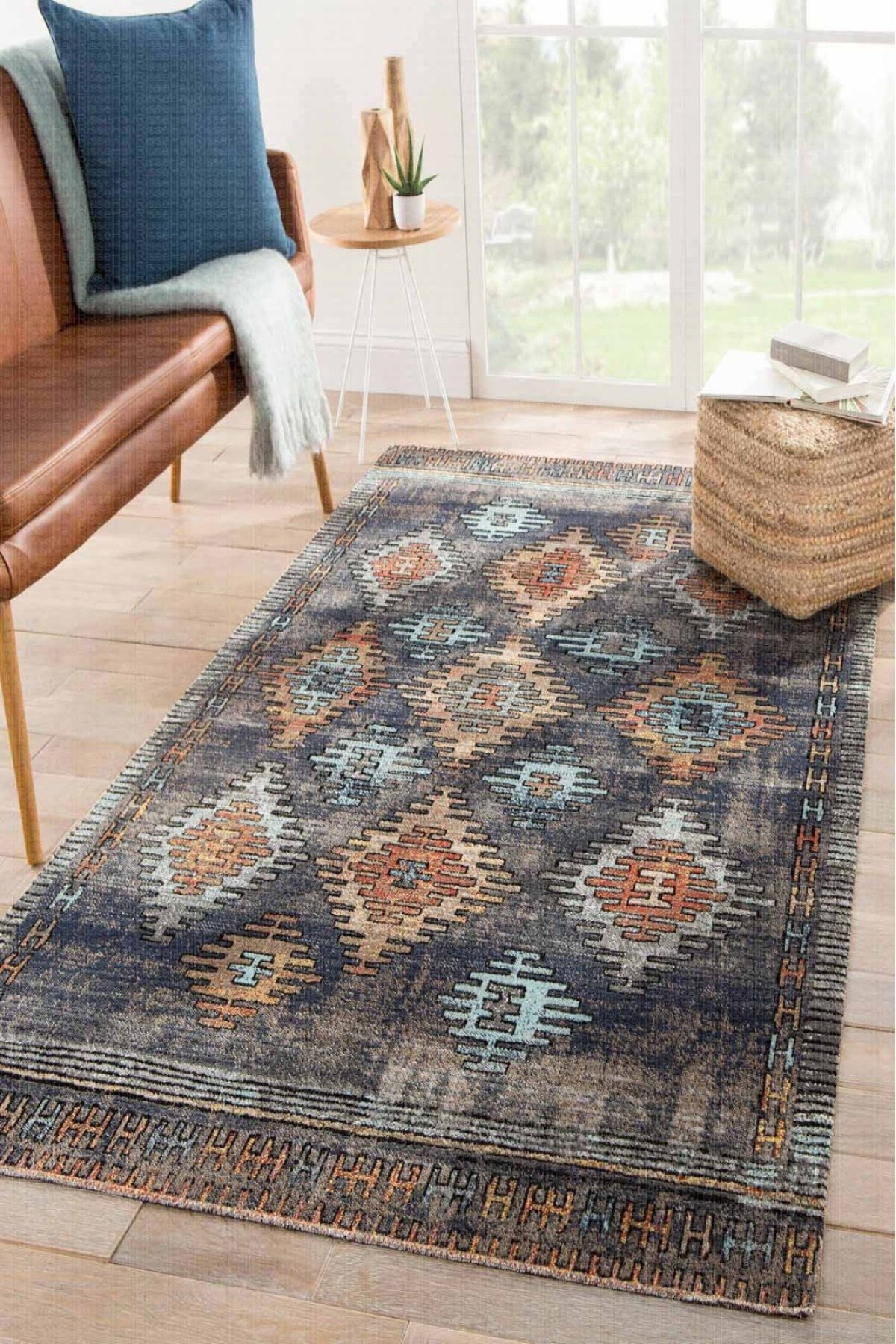 Dot Taban- Nostaljik Kilim Desenli Halı