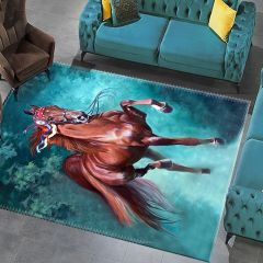 Dot Taban-  At Desenli Salon Halısı