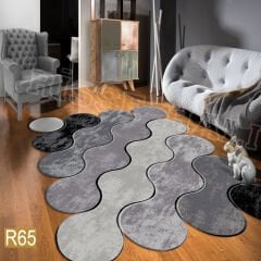 Dot Taban- Bulut Desen Grili Salon Halısı