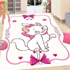Dot Taban-  Minnoş Kedi Desenli Çocuk Halısı