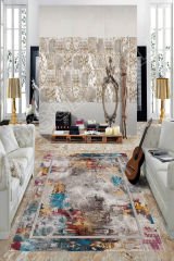 Dot Taban- Seria Decozade Modern Elit Kaydırmaz Makinede yıkanır leke tutmaz Salon Halısı